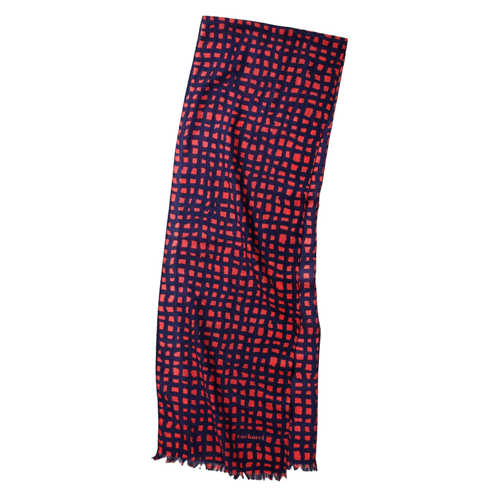  Luxury business gifts from Cacharel red wool Scarf Quatuor 