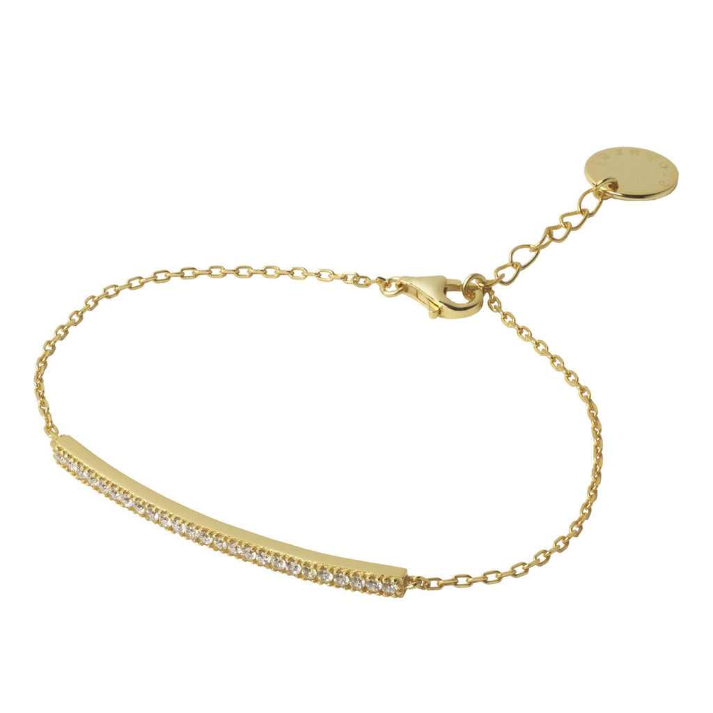   Ladies' luxury jewelry Cacharel Fashion designer Gold Bracelet Courbe 