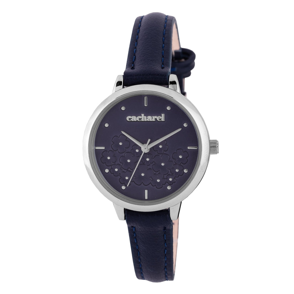 Designer watches for her Cacharel watch Hortense in navy dial & strap