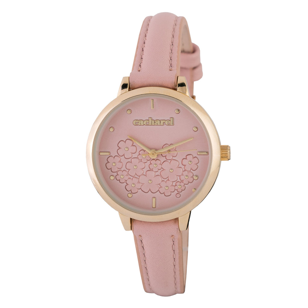  Business gifts for Cacharel watch Hortense in pink strap with gift box