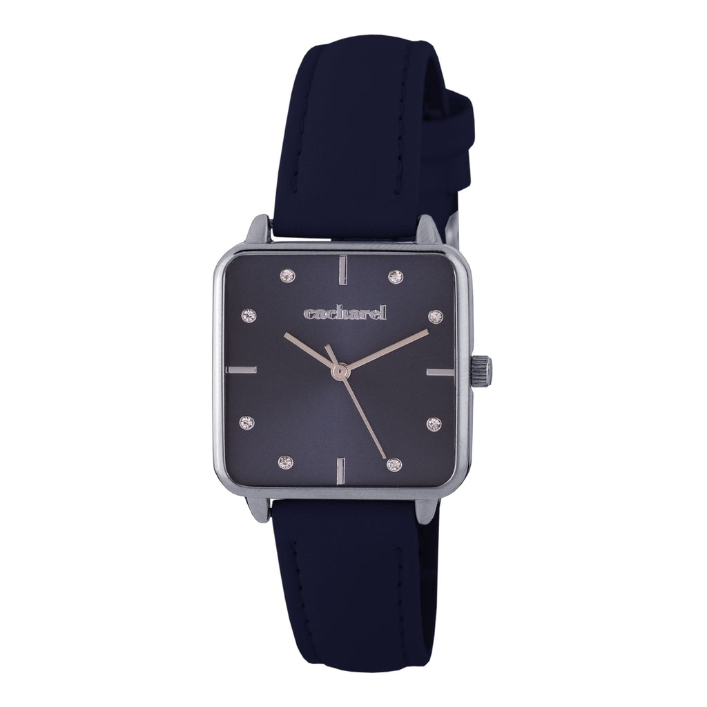  Ladies designer watches Cacharel watch Timeless in navy dial & strap