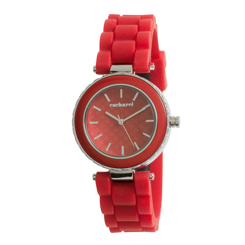  Gift ideas for Cacharel lady watch Colombes in rouge color band