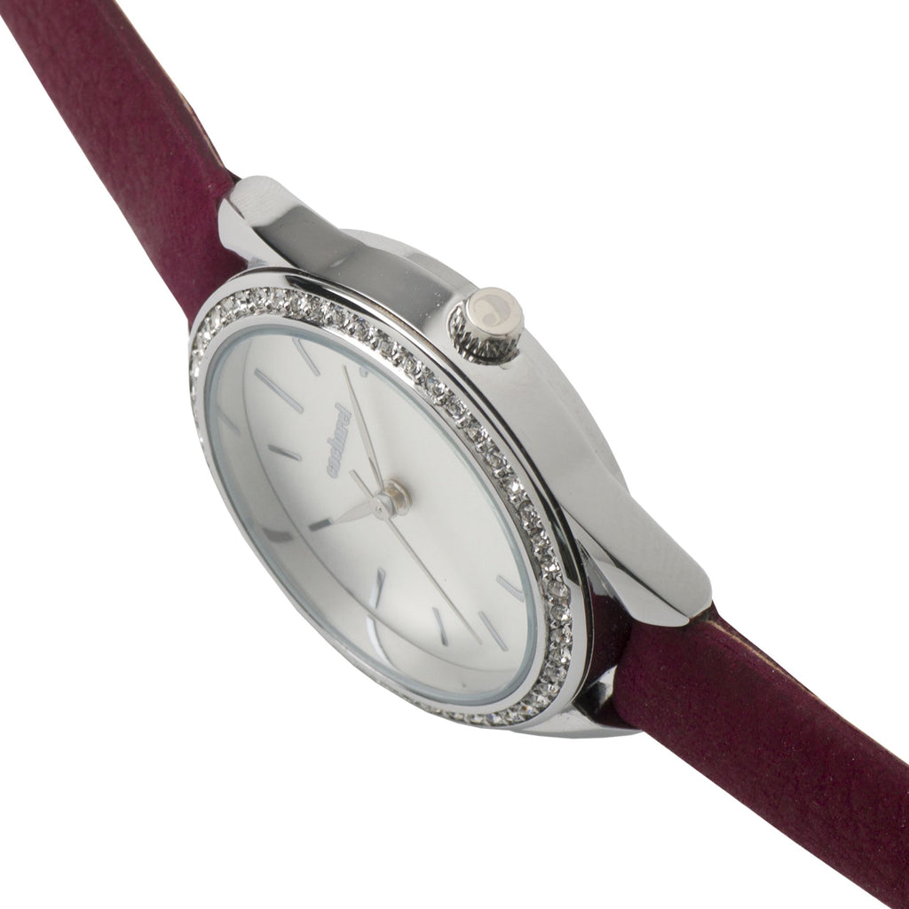  Luxury corporate gifts for Cacharel Women's Watch in burgundy strap