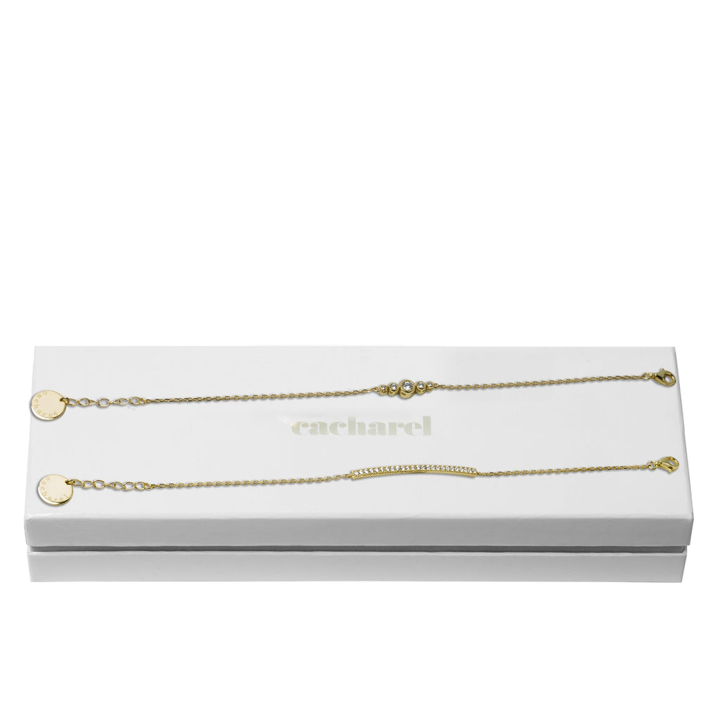  Gold bracelet set from Cacharel business gifts in HK
