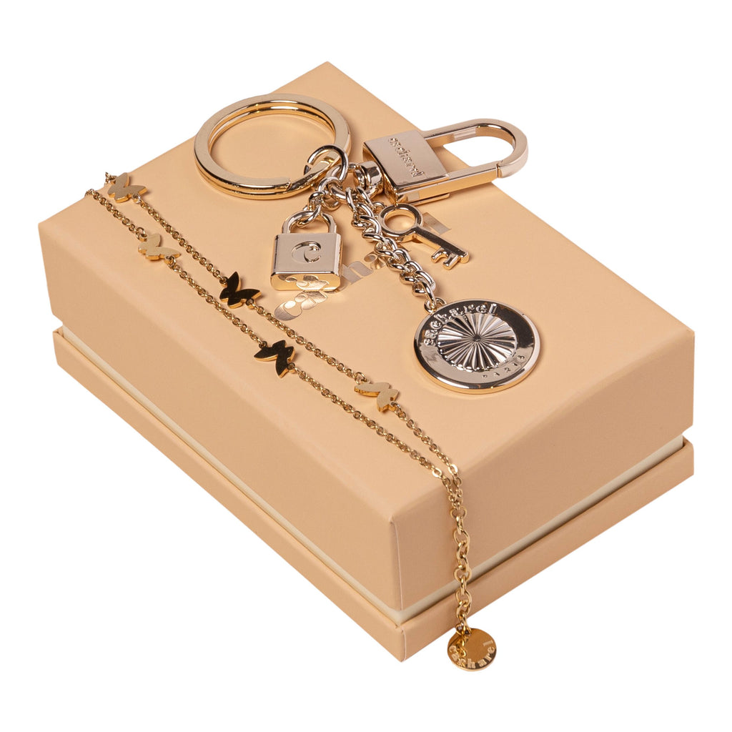 Acessories for Cacharel Gift set in gold | Key ring & Bracelet