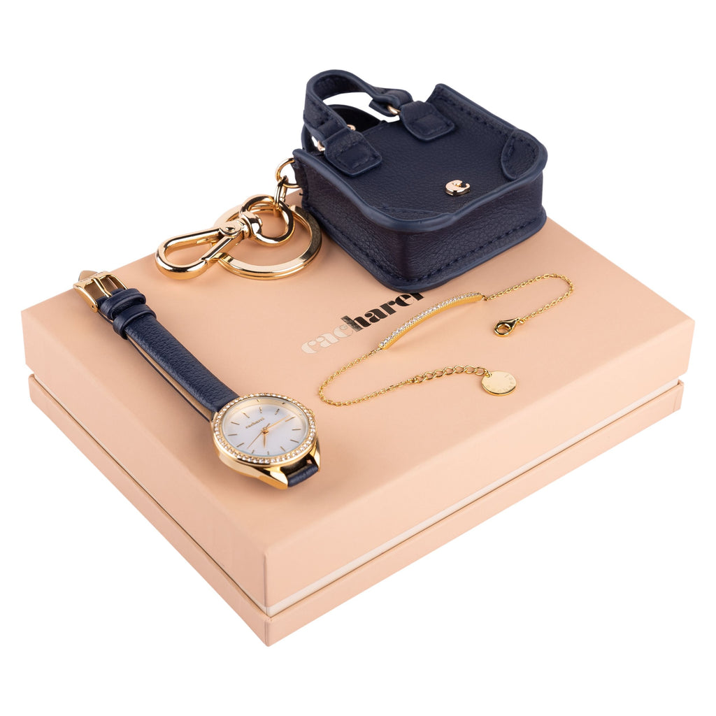  Cacharel Gift Set corporate gifts in HK | Key Ring, Watch and Bracelet 