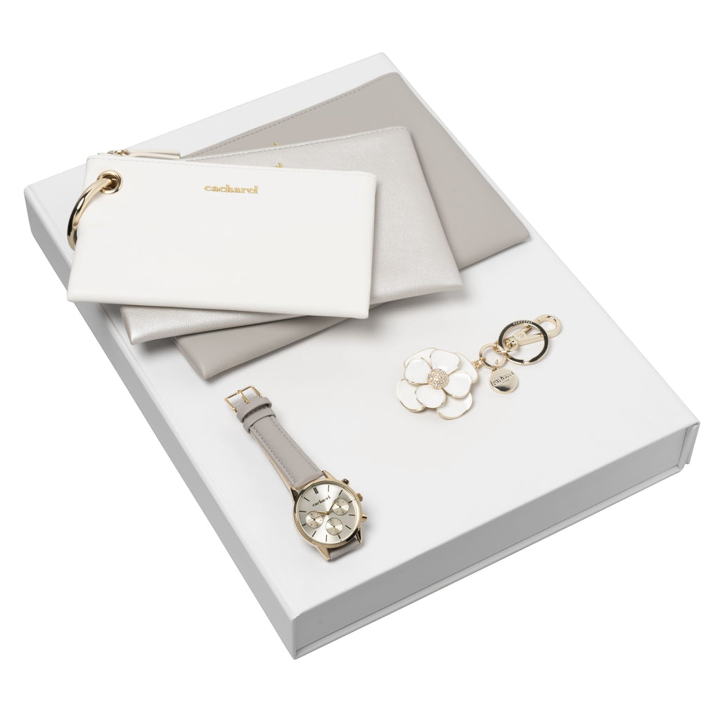  Cacharel Watch Gift Set Madeleine | Key ring, Watches & Cosmetic bag
