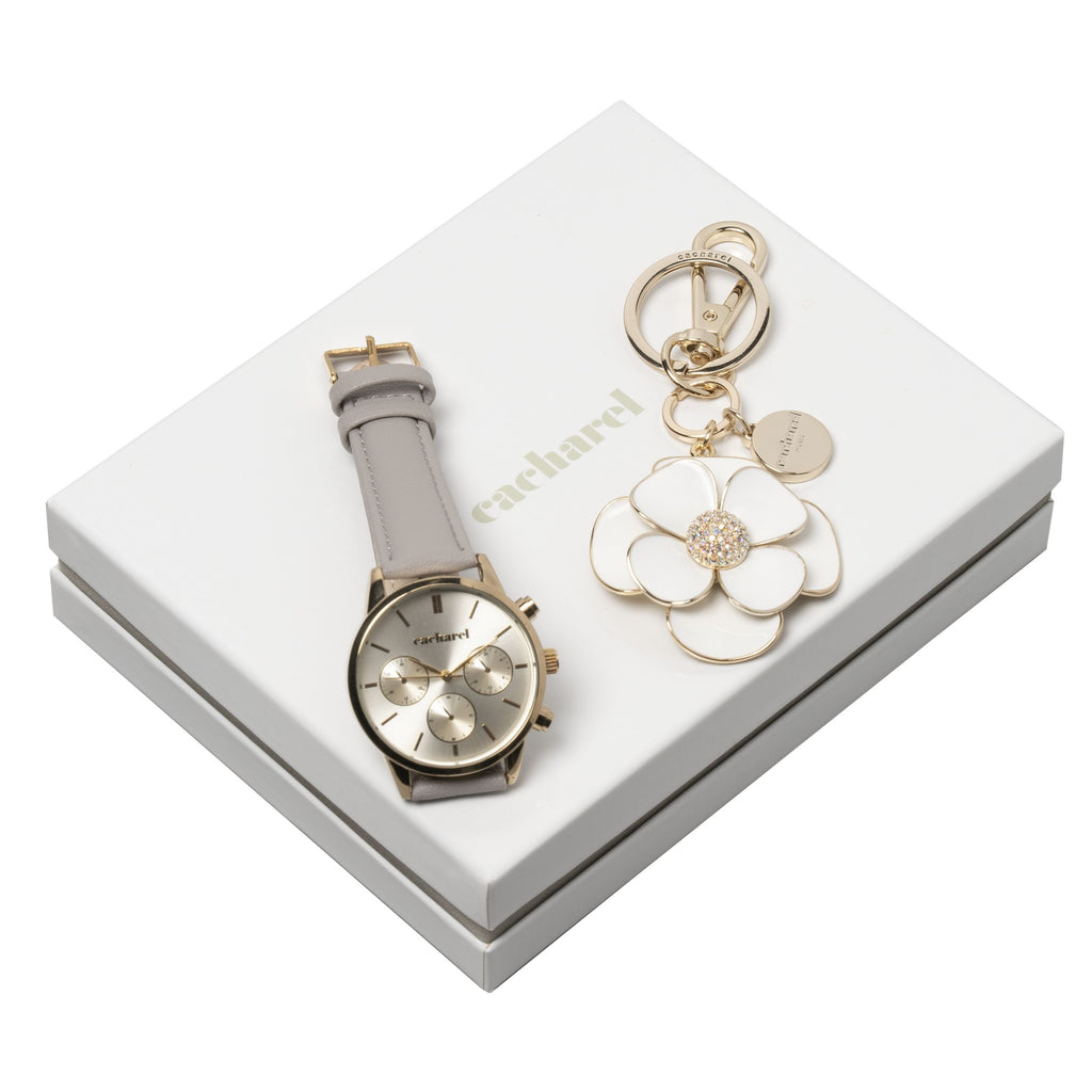  Cacharel Gift Set for HER | Madeleine | Key Ring and Watch 