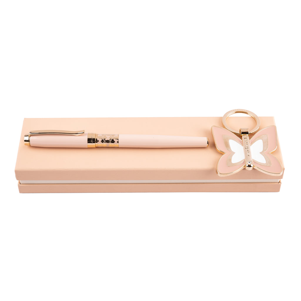 Cacharel CPKR034Q-Set Cacharel Pink (rollerball pen & key ring)
