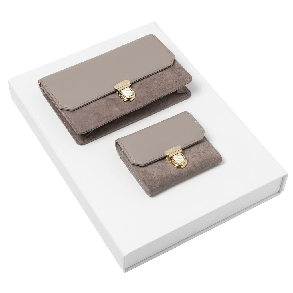 Cacharel CPWW936X-Set Montmartre Taupe (mini wallet & lady bag)