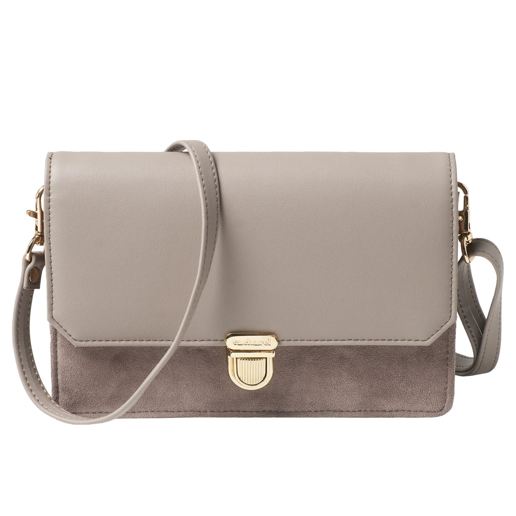  Ladies' luxury bags & wallets Cacharel Taupe Lady bag Montmartre 
