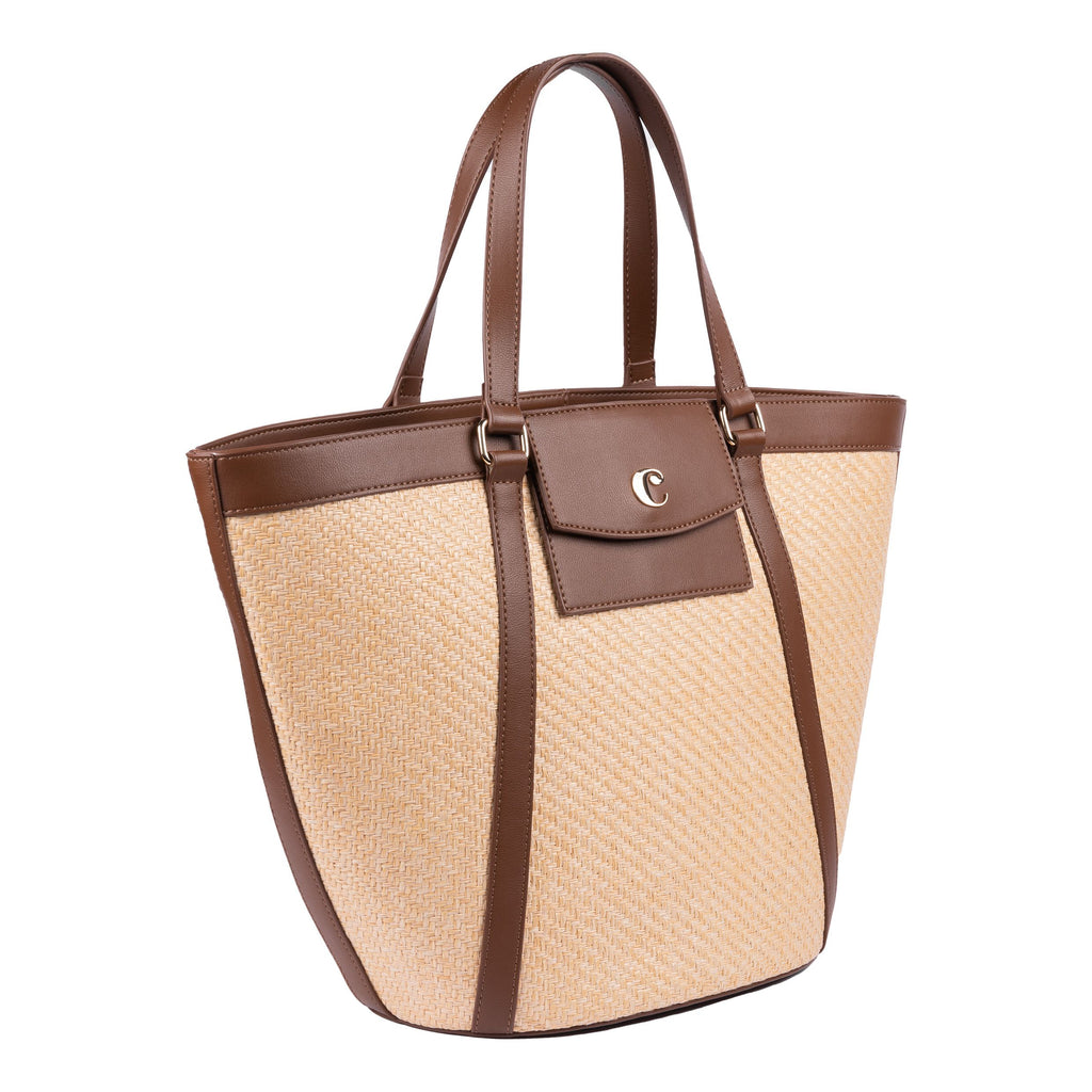   Ladies' luxury handbags Cacharel fashion brown lady bag Alesia 