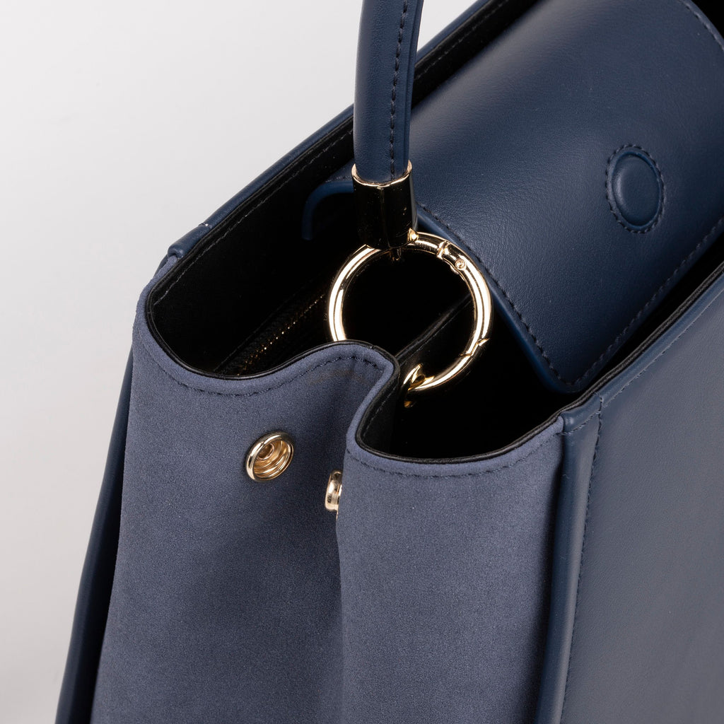 Ladies' designer handbags Cacharel Fashion Navy Lady bag Alix 