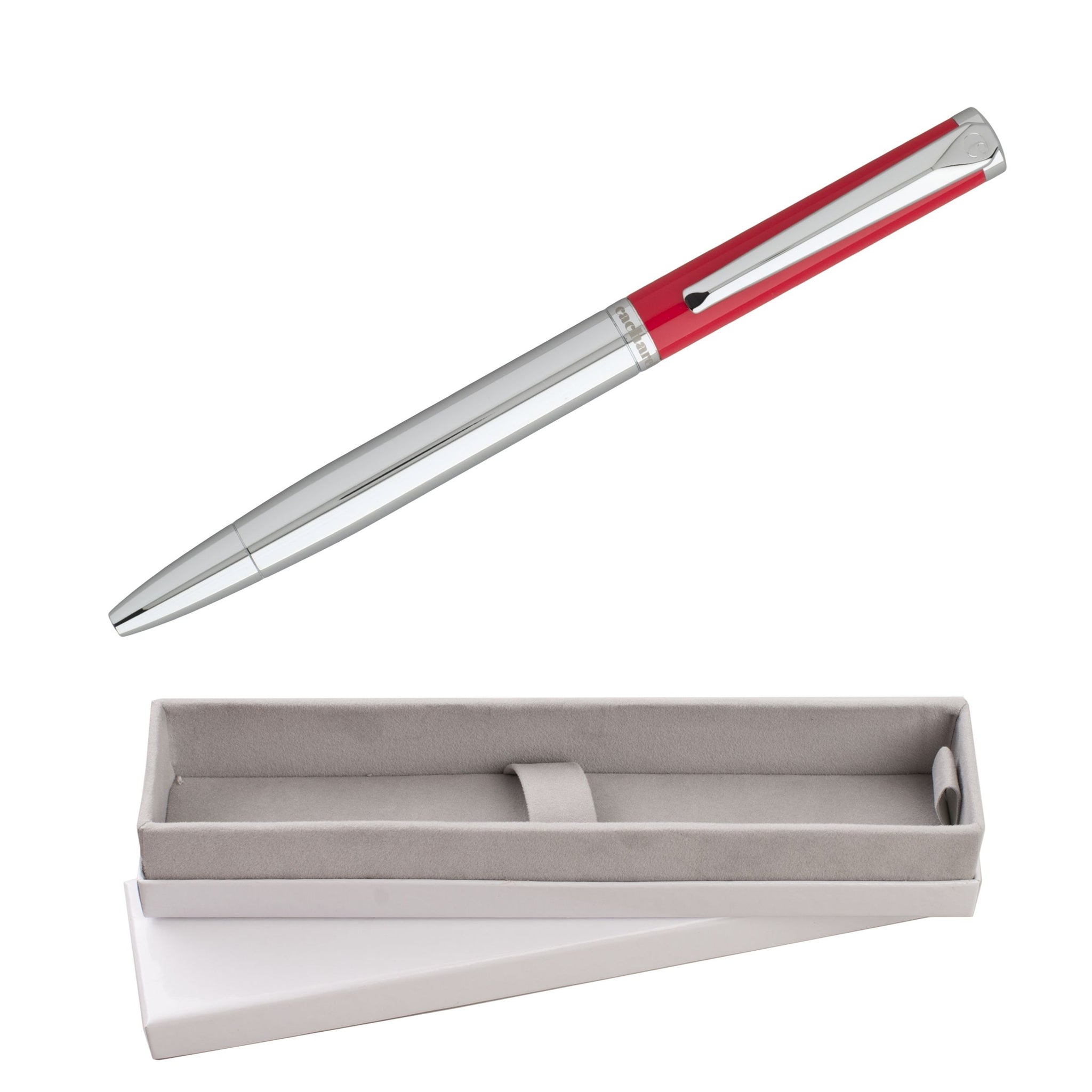 Business gifts from Cacharel Ballpoint pen Arc en ciel with red
