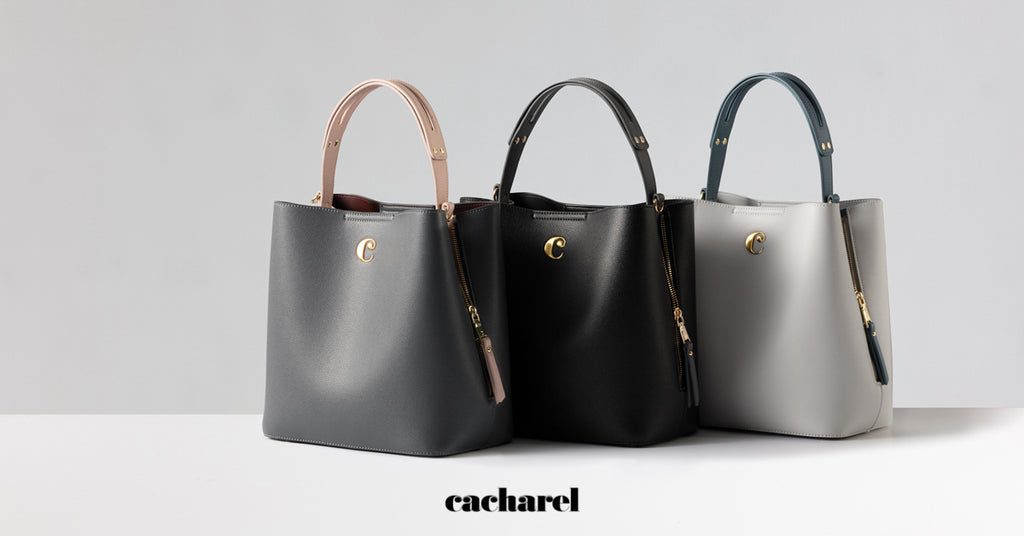 卡夏爾, 卡夏爾水桶包, 加倫斯, 淺灰色, 給她的禮物– Luxury Corporate Gifts
