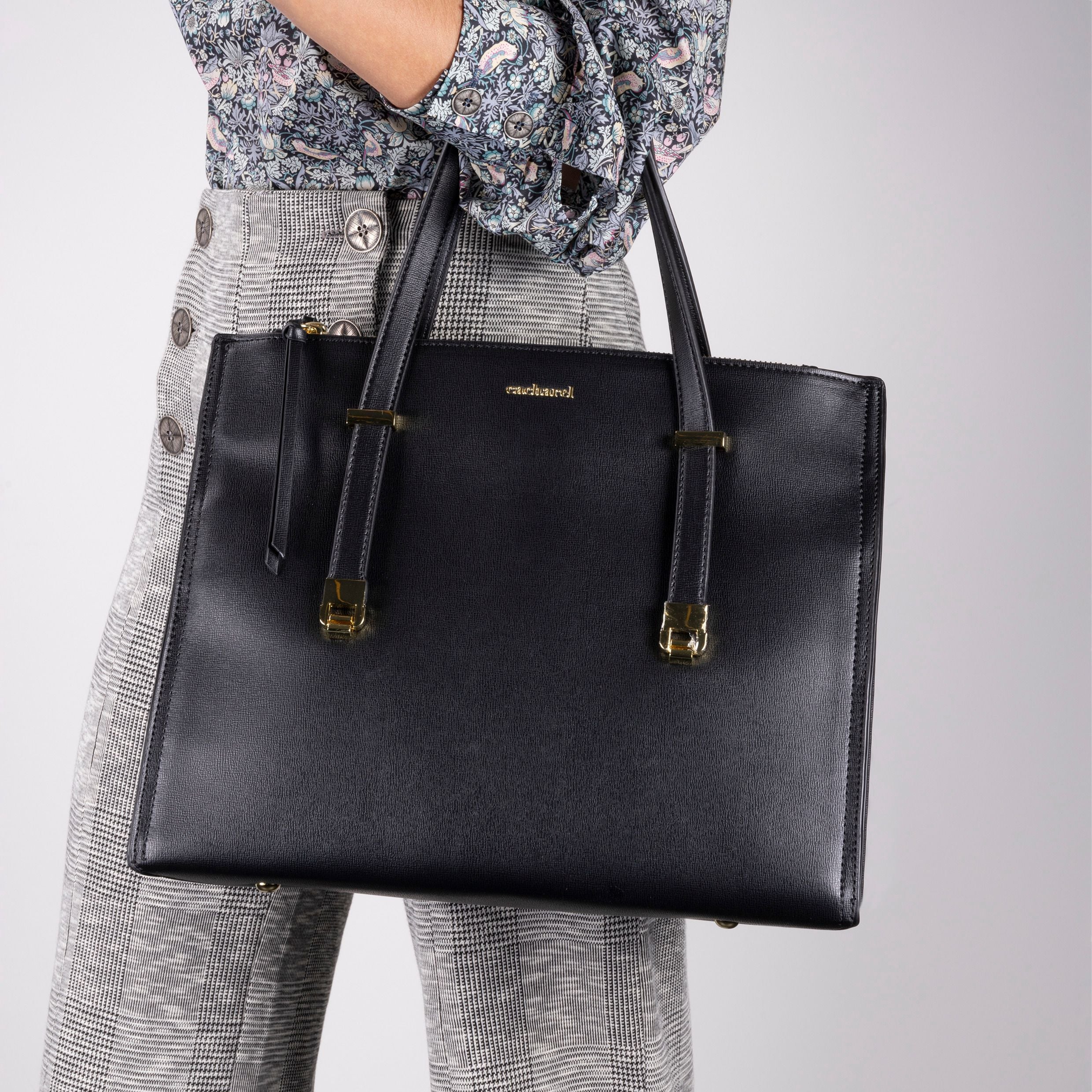 Luxury Bag for her Cacharel black fashion lady bag Alma – Luxury
