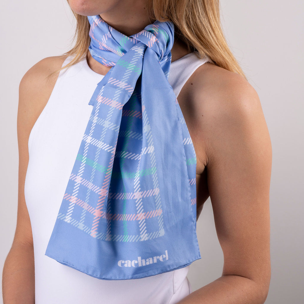  Designer accessories & scarves Cacharel light blue scarf Harlow 
