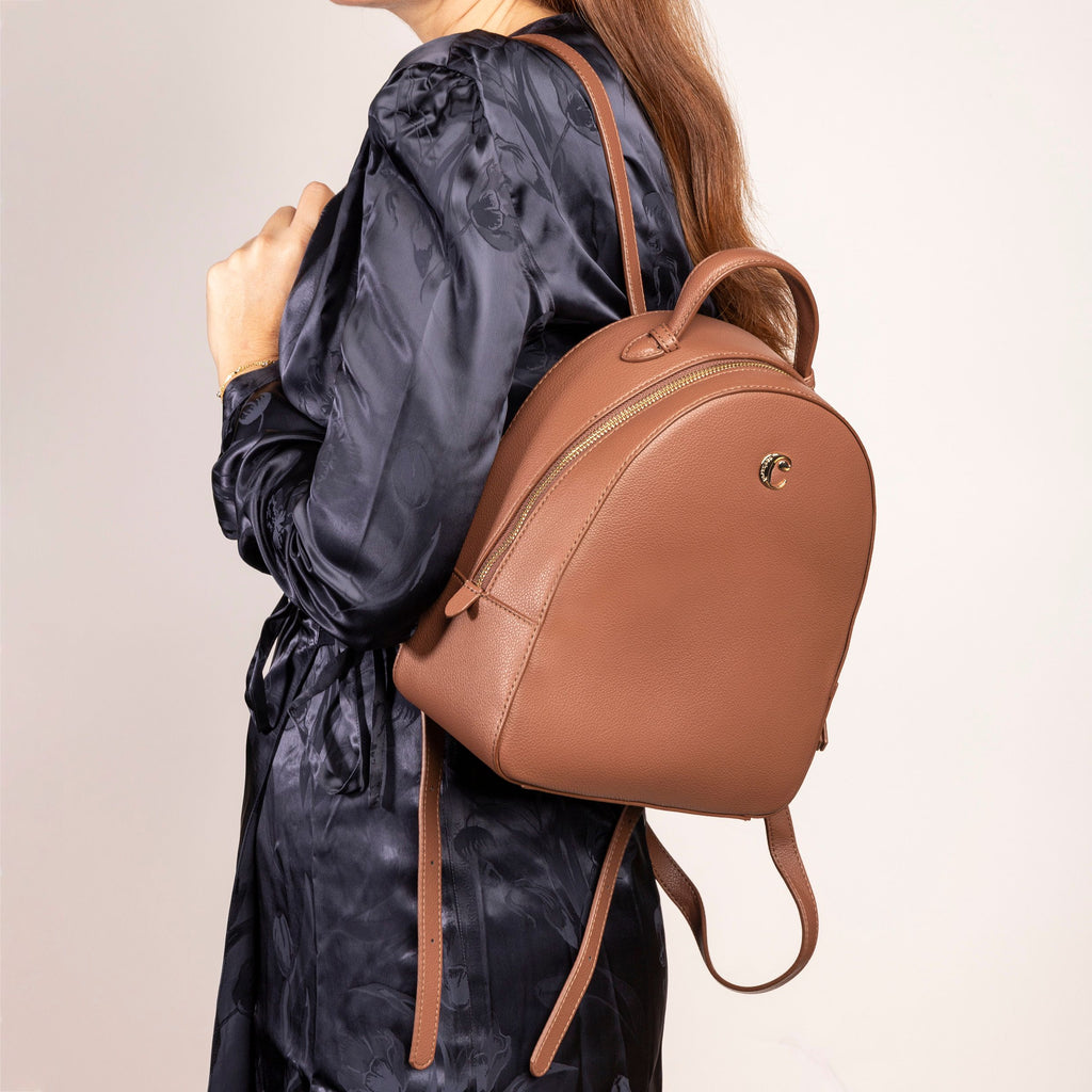 women's designer bags Cacharel fashion camel travel Backpack Alma 