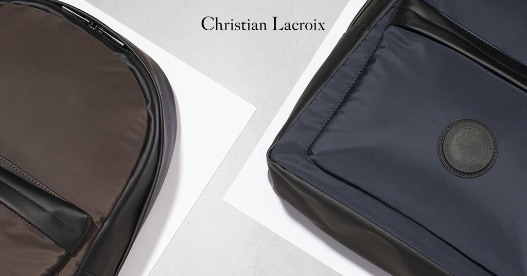  Designer khaki Backpack Element from Christian Lacroix business gifts 