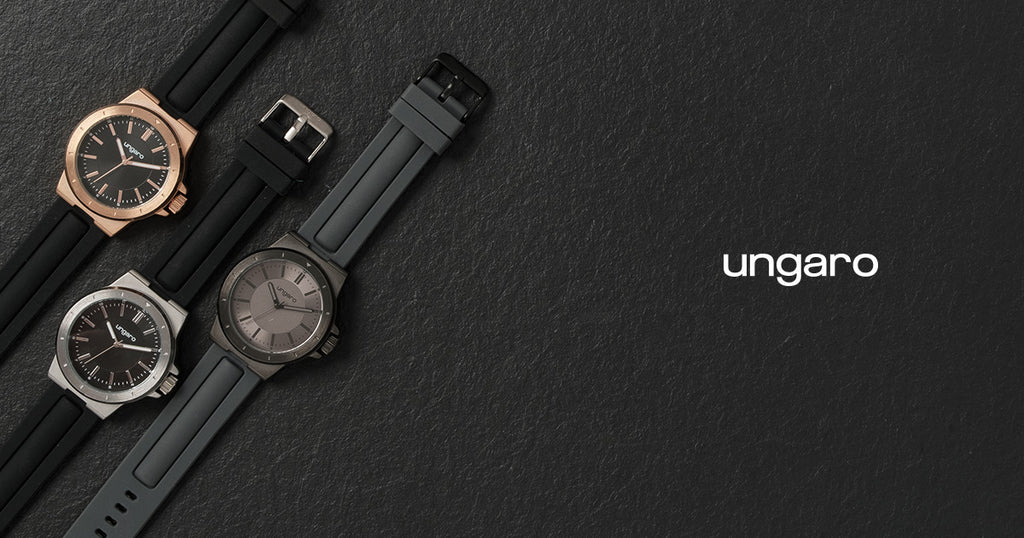  Luxury corporate gifts for men Ungaro watch Andrea in chrome case