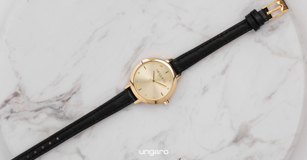 Lina Black Watch from Emanuel Ungaro Paris | Gift for HER