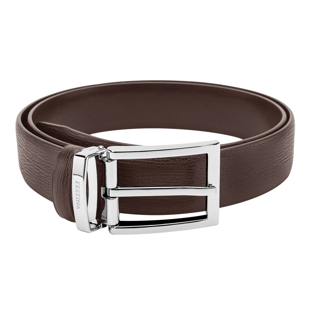  Designer leather strap Festina brown belt Button with adjustable size