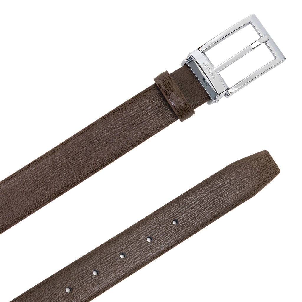  Designer leather strap Festina brown belt Button with adjustable size