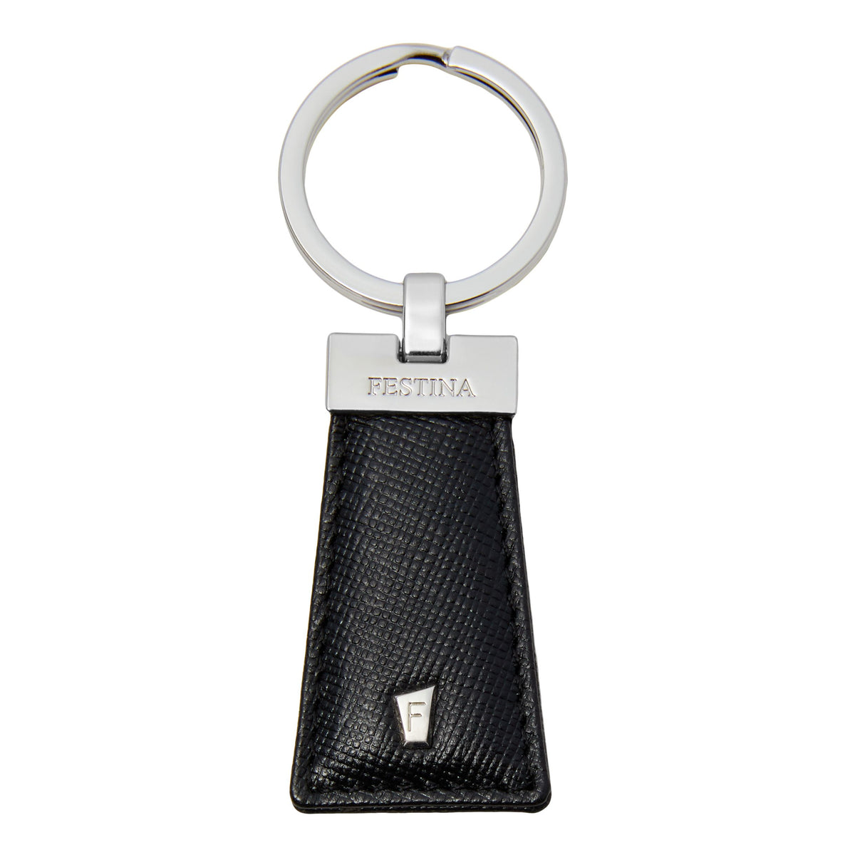 Men's designer keyholders Festina Black leather Key ring Chronobike ...