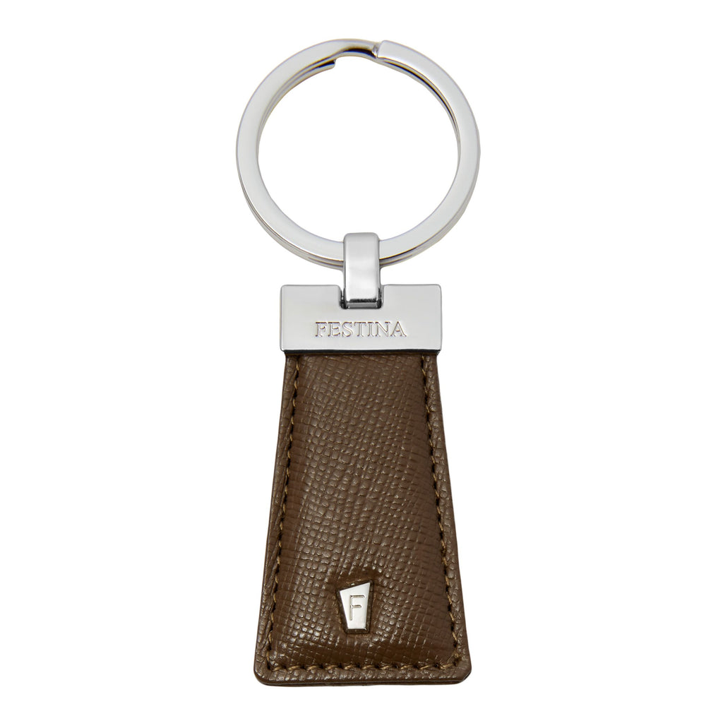  Gift ideas to clients Festina Key ring in camel leather Chronobike 