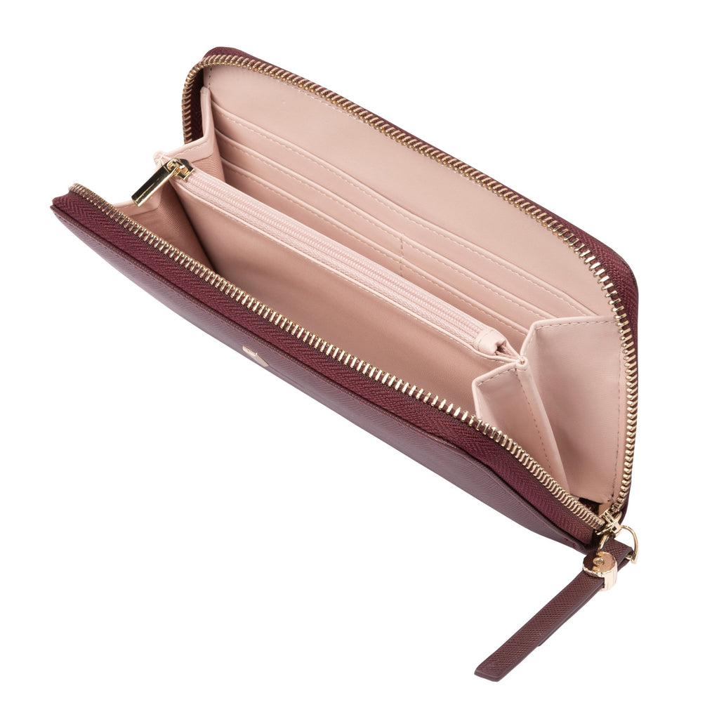  Women's wallets & purses Festina burgundy travel wallet Mademoiselle 