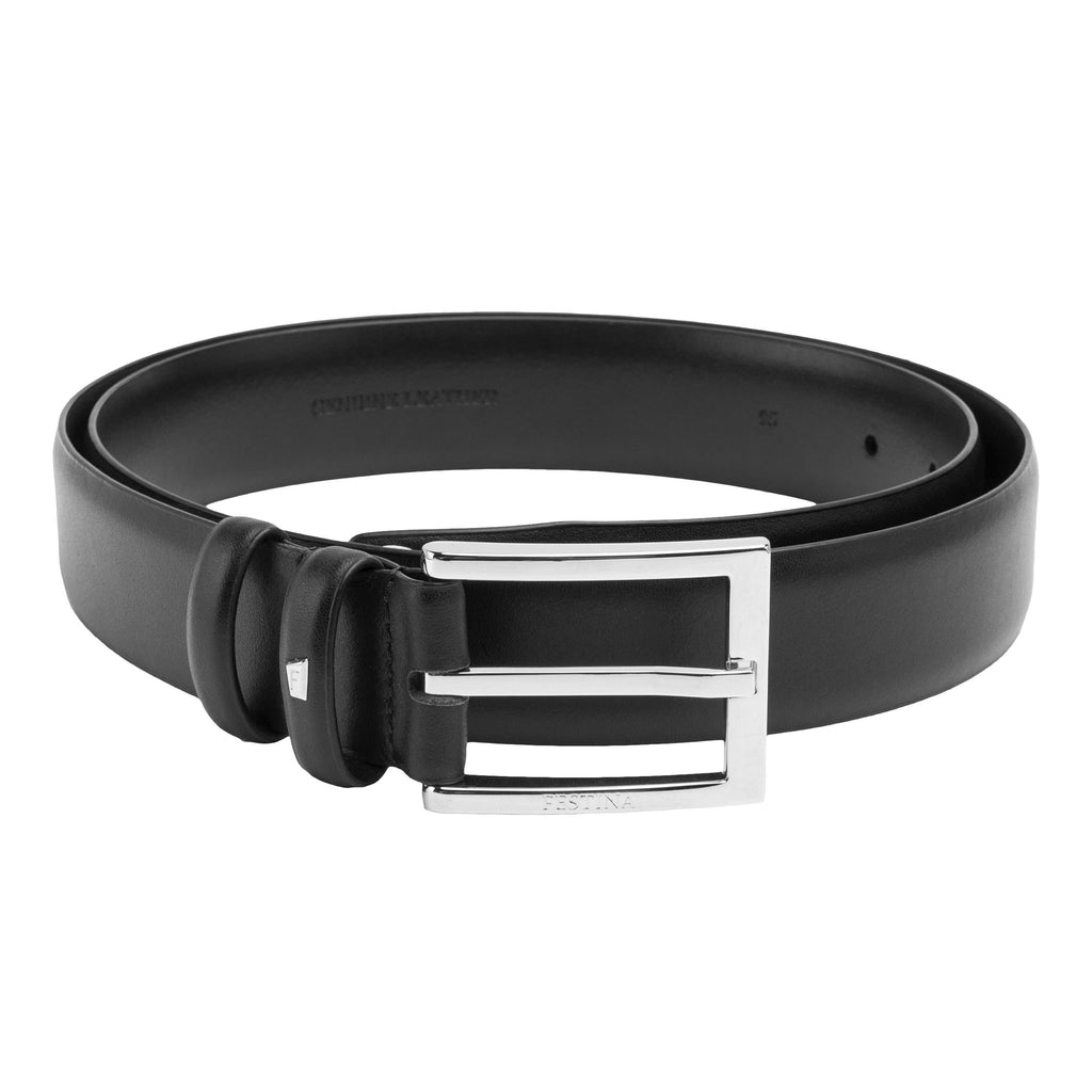  Designer belts for men Festina black leather belt Classicals in 115cm 