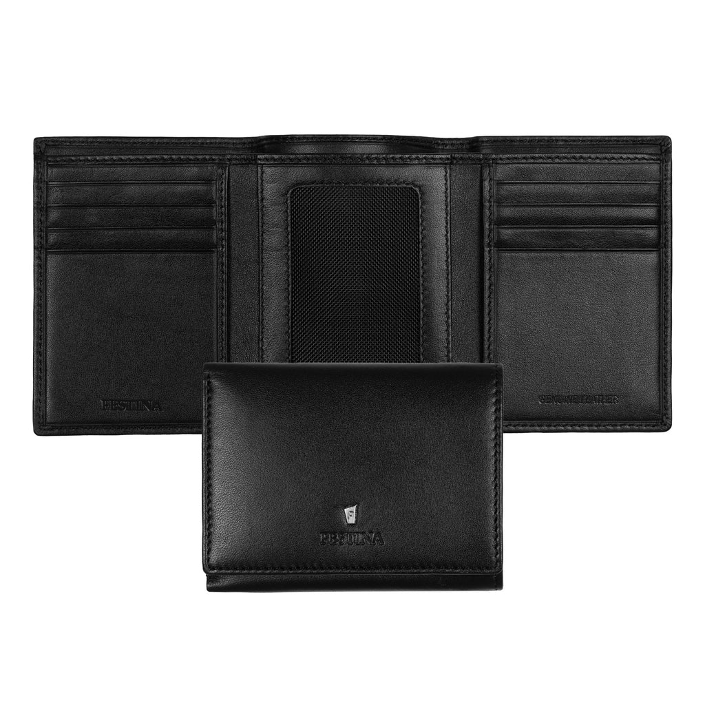 Designer corporate gifts Festina black card holder trifold Classicals
