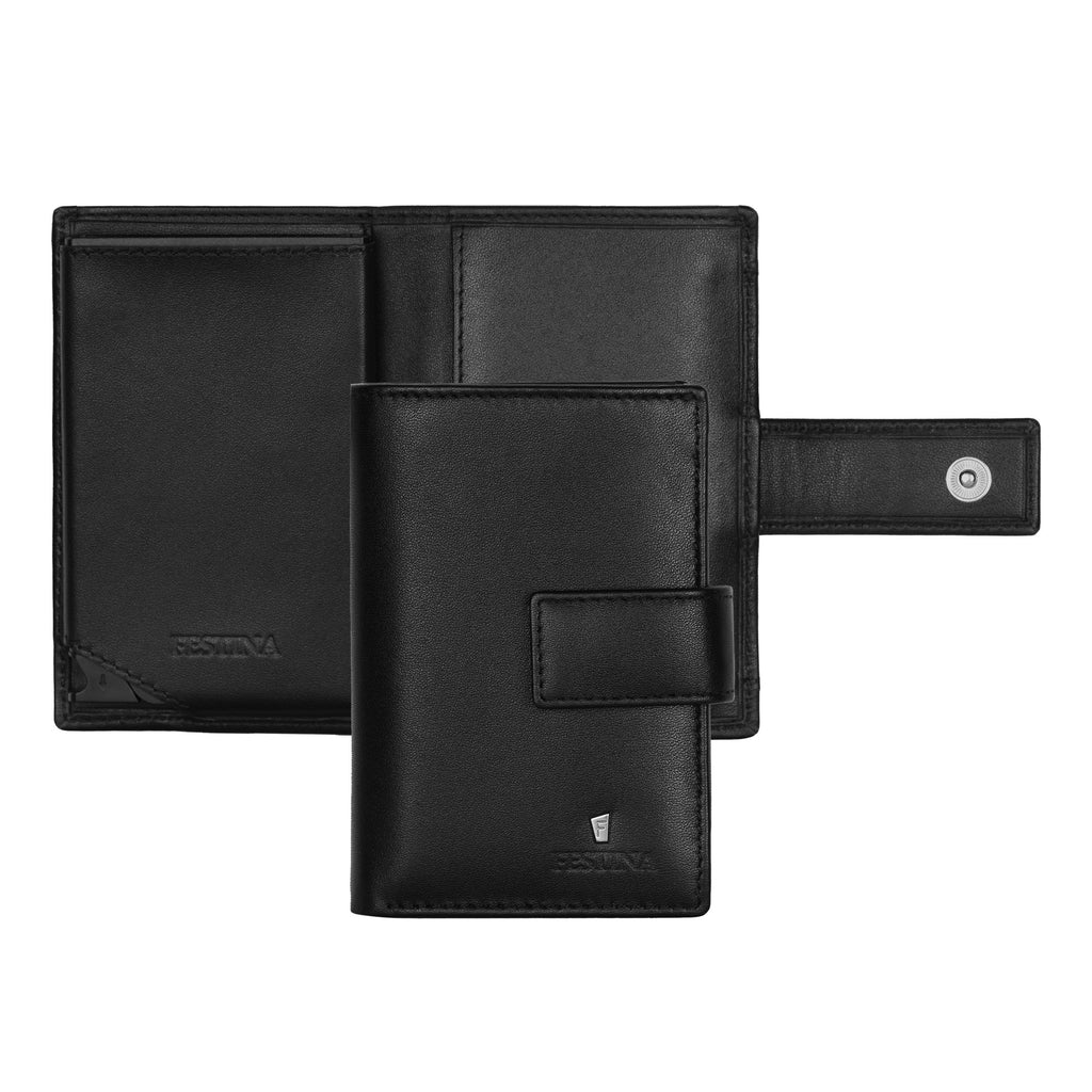  Gift for him FESTINA Black leather rigid card holder Classicals 