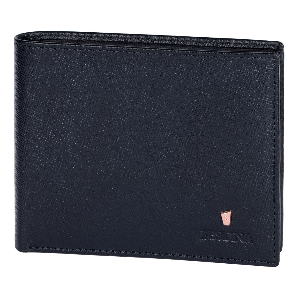  Men's small leather goods FESTINA trendy navy card wallet Chronobike