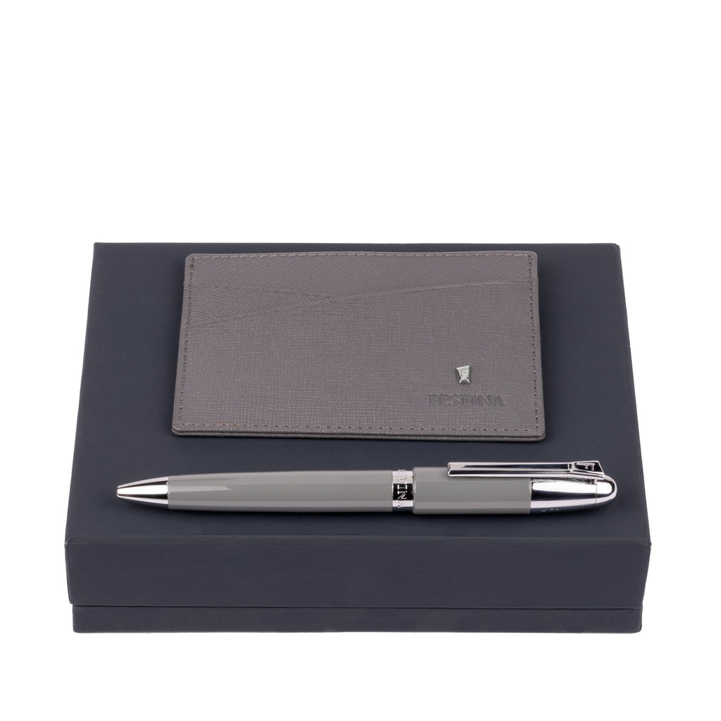  Luxury Gift Set for him Festina Card holder & Ballpoint pen 