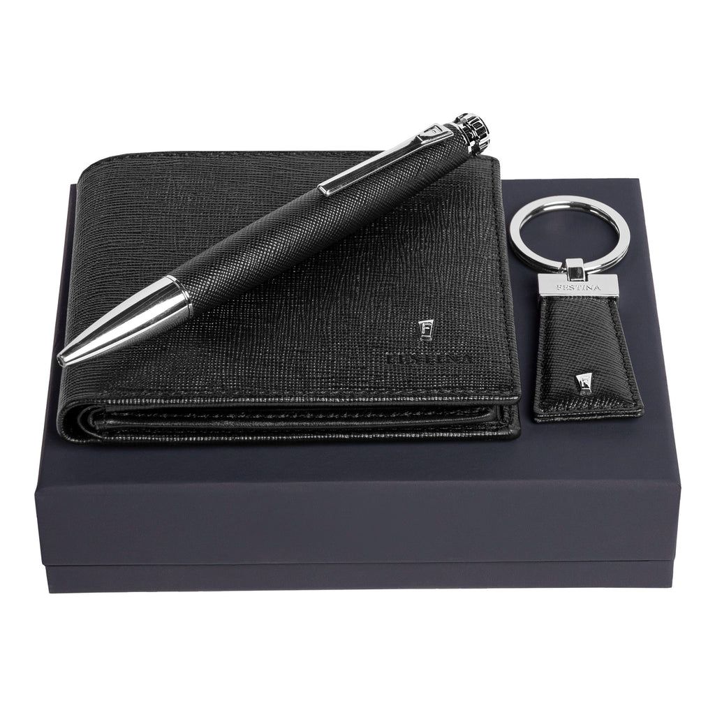 Corporate gift set Chronobike Festina ballpoint pen, key ring & wallet