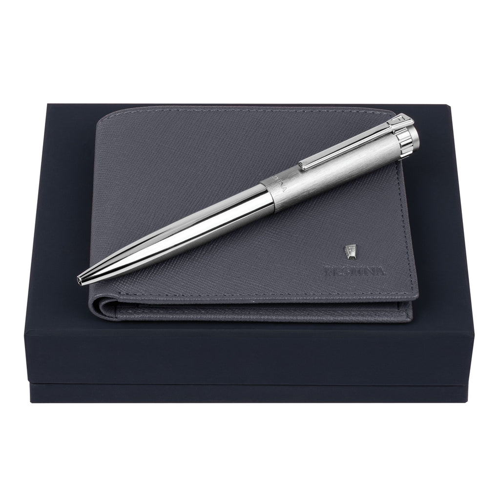  Luxury executive gift set FESTINA fashion Card wallet & Ballpoint pen