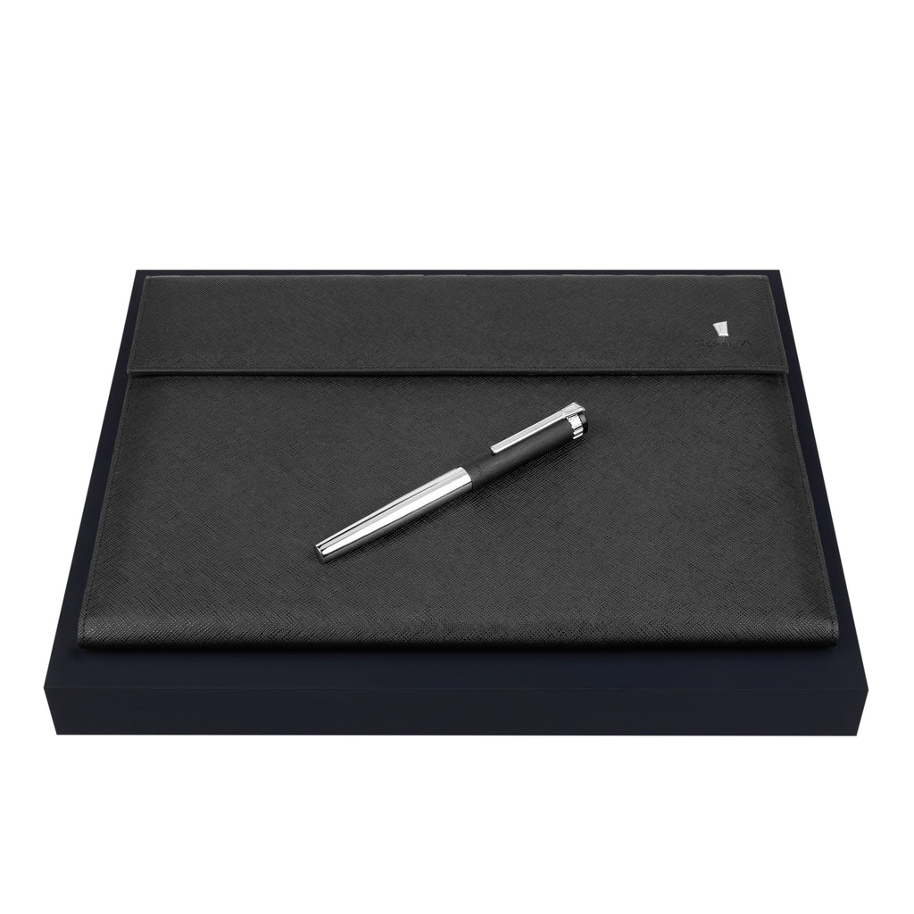  Branded gift set FESTINA trendy black A4 Folder & Rollerball pen