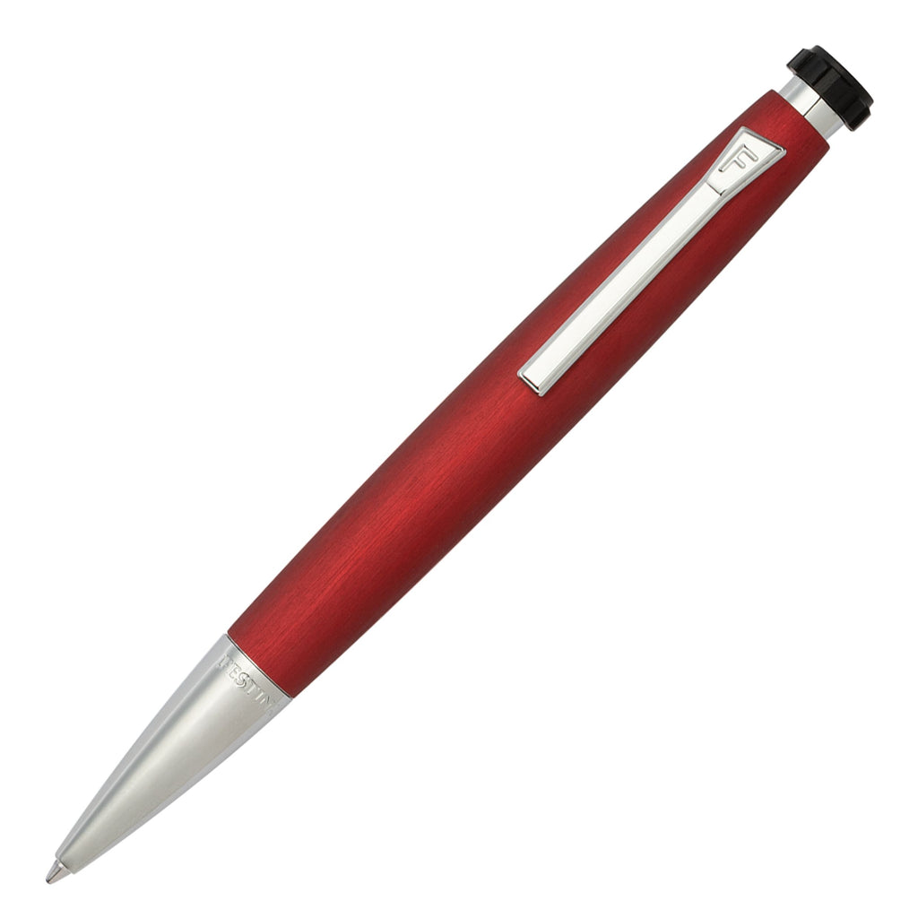  FESTINA red ballpoint pen Chronobike with watch crown shape on top