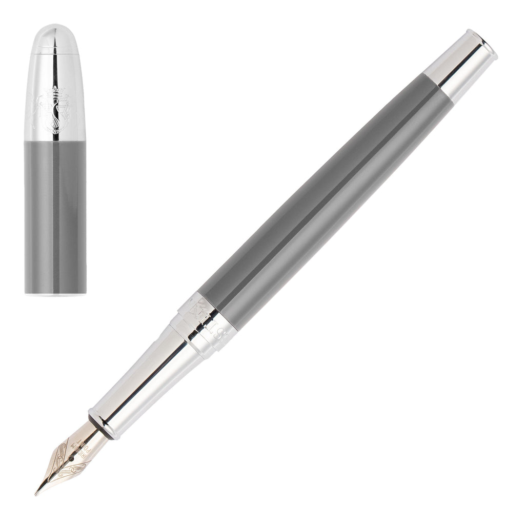 Pens gifts in Hong Kong Festine grey chrome Fountain pen Classicals 