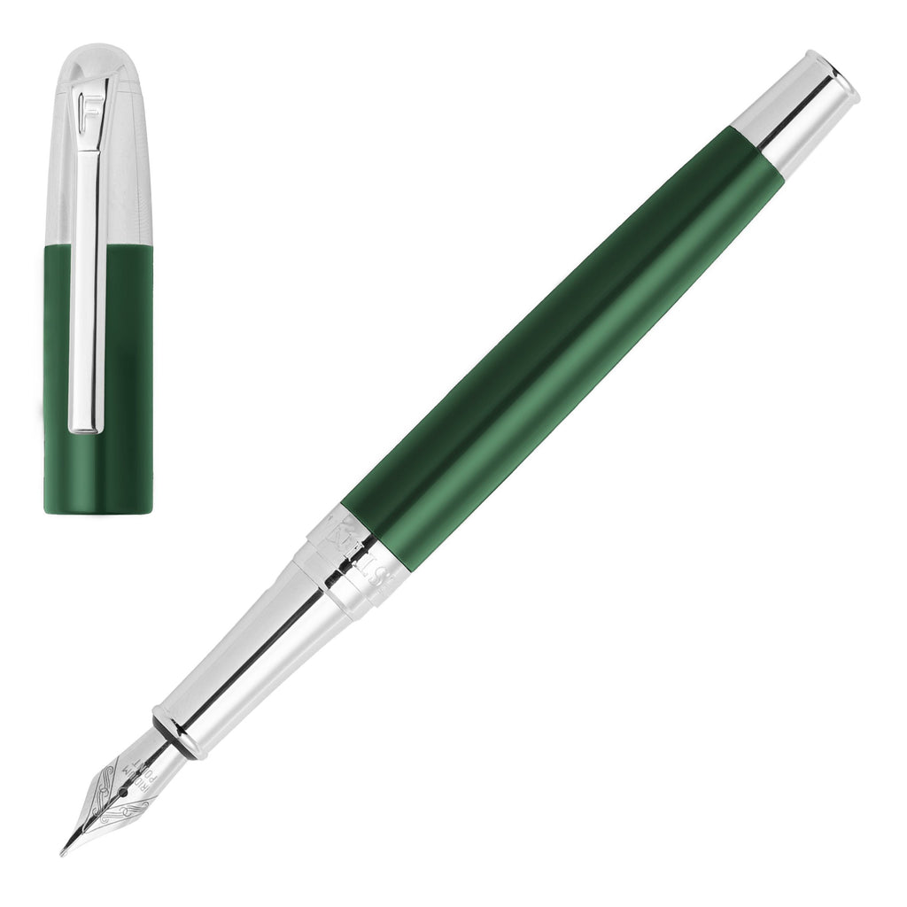  Mens elegant writing pens Festina chrome green fountain pen CLASSICALS