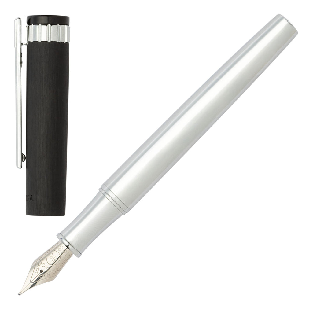  Fountain pen Prestige in chrome black from FESTINA business gifts