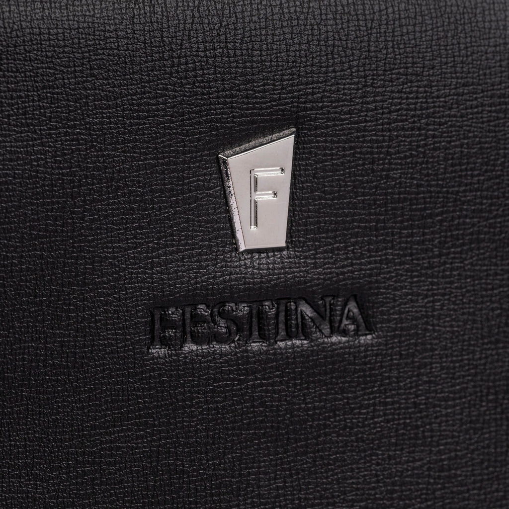  Men's designer bags Festina travel black document bag Classicals 