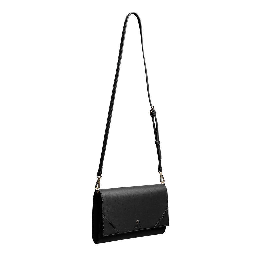 Women designer crossbody bags Festina black Lady bag Mademoiselle 