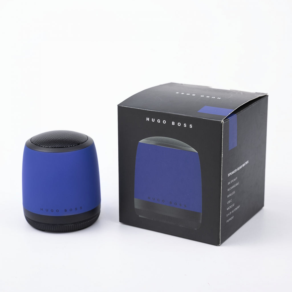  Luxury speakers Hugo Boss fashion blue wireless speaker Gear Matrix 