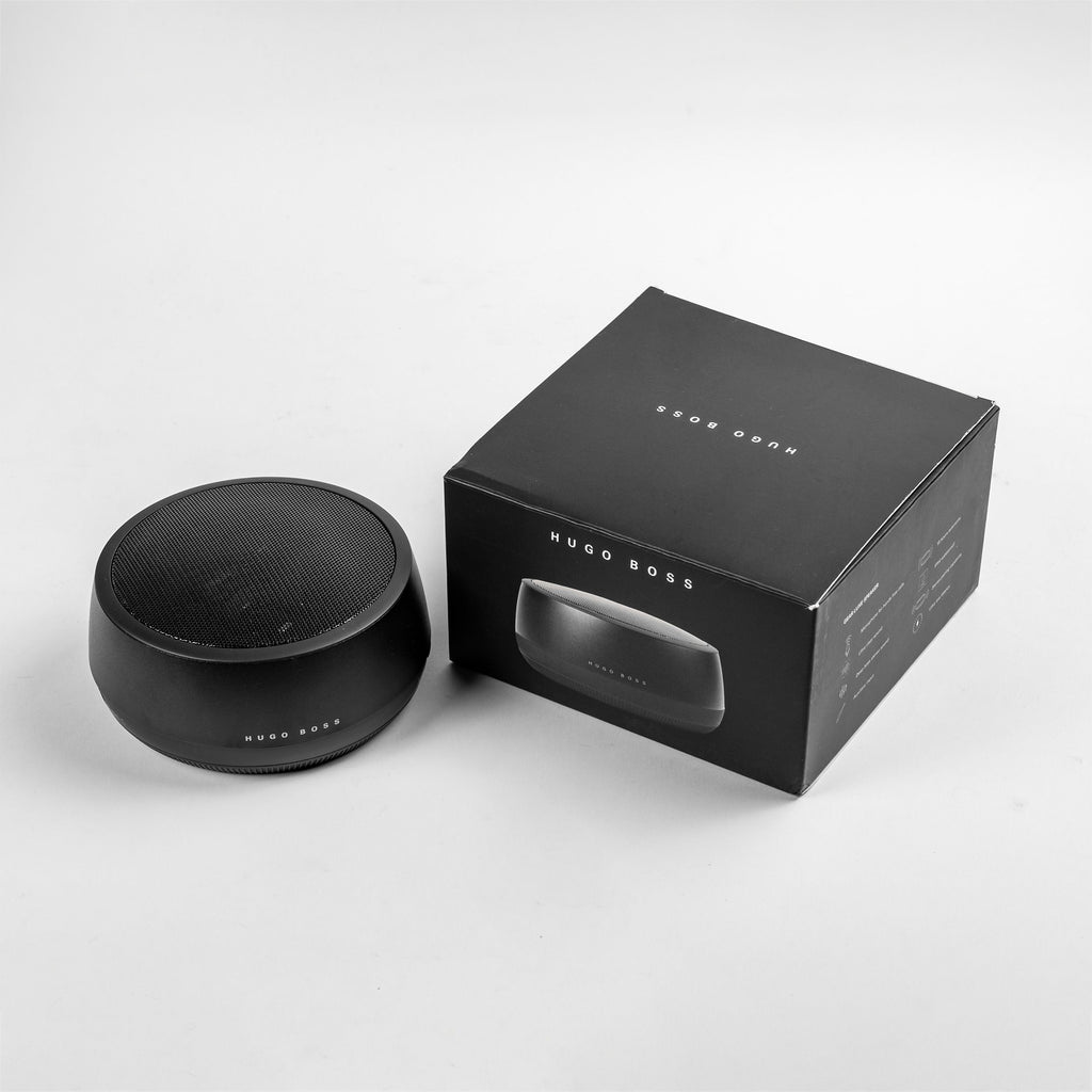  Designer wireless speakers Hugo Boss fashion luxe black Speaker Gear 