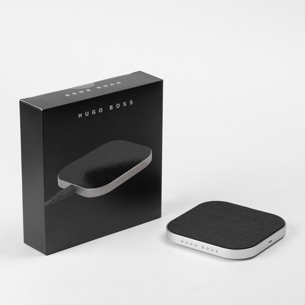  Wireless Charger in chrome Illusion from Hugo Boss business gifts