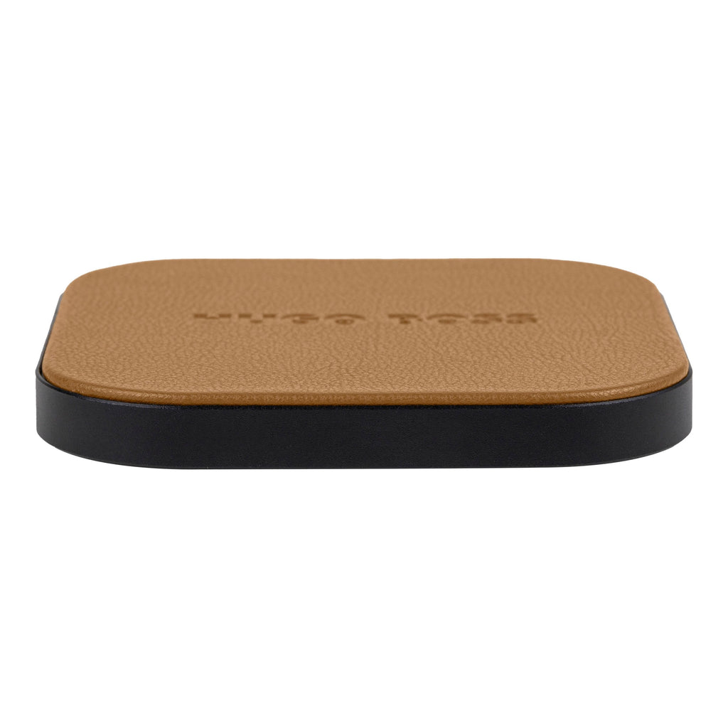  Wireless charger ICONIC in camel color from HUGO BOSS accessory
