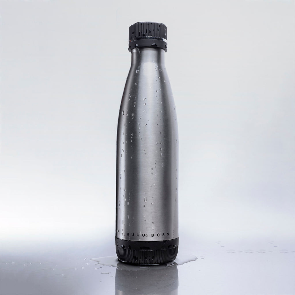  Men's luxury flask Hugo Boss Silver Isothermal flask Gear Matrix 