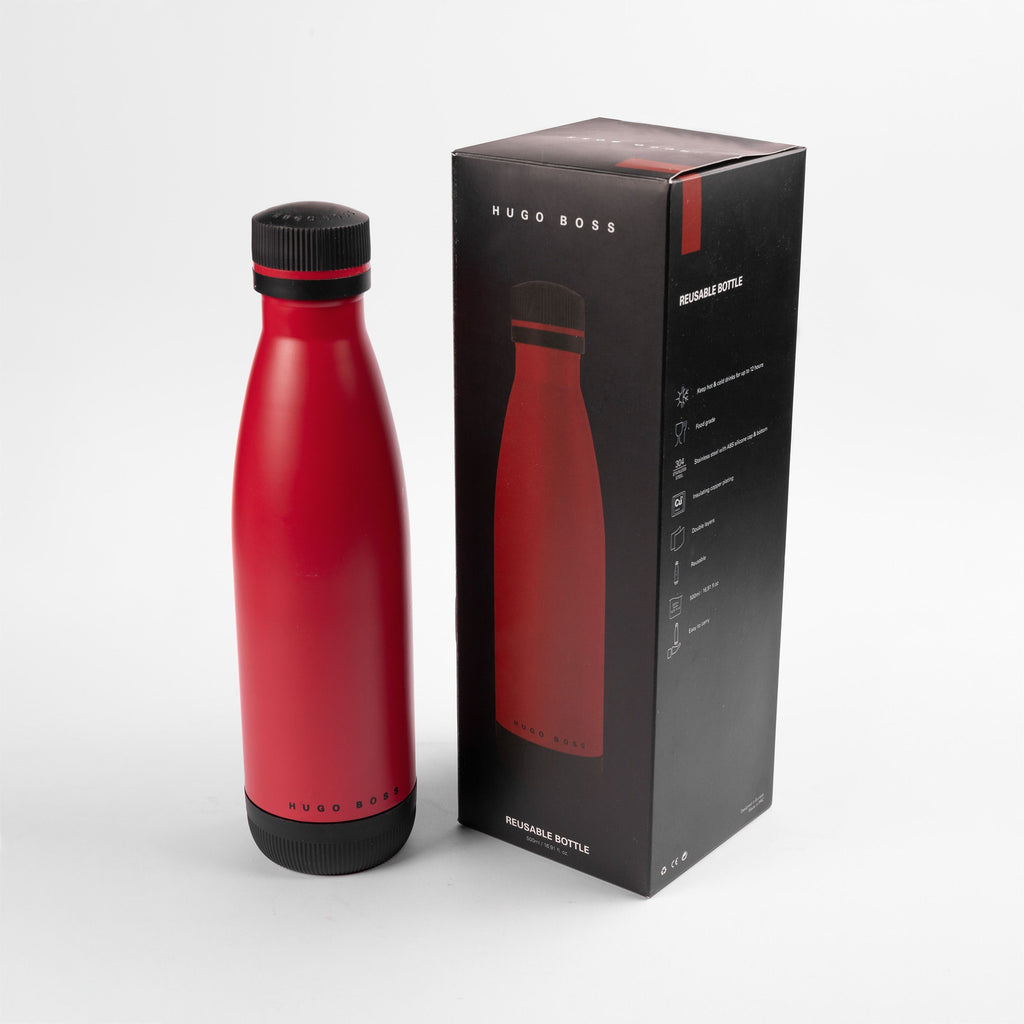  Men's luxury thermal flask Hugo Boss Red Isothermal flask Gear Matrix